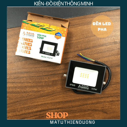 [ASIA] Đèn Led Pha Ngoài Trời FLE - IP66 10W-200W bảo hành 24 tháng