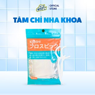 Tăm Chỉ Nha Khoa Kioshi Ứng Dụng Công Nghệ Nhật Bản Chỉ Sợi Nhỏ Bền Không Tưa Chỉ Gói 50 Chiếc - Oxiclean