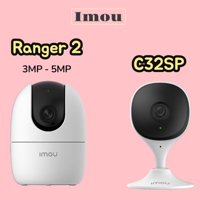 Camera Imou WiFi Trong Nhà A32EP-3MP/ A52-5MP/ C32SP-3MP Đàm Thoại 2 Chiều, Bảo Hành 2 Năm