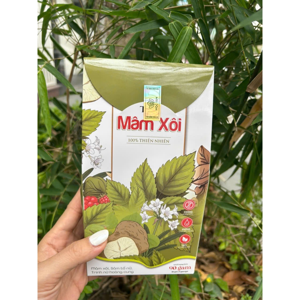 Trà túi lọc Lá mâm xôi rừng - Làm đẹp niêm mạc, hỗ trợ thả tự nhiên và chuyển phôi ivf, iui,có Vat