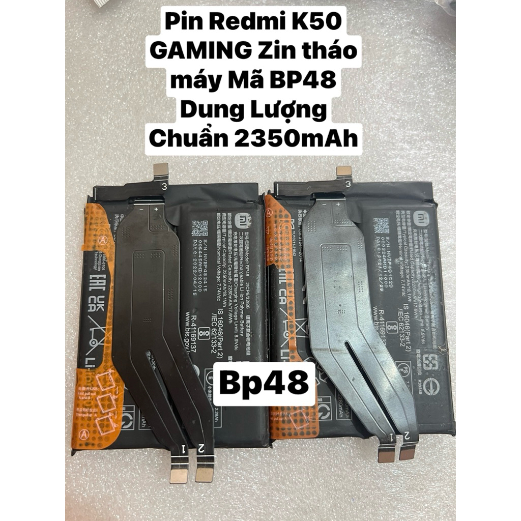 ⚡️Pin Bp48 Redmi K50 GAMING Zin tháo máy Dung Lượng Chuẩn