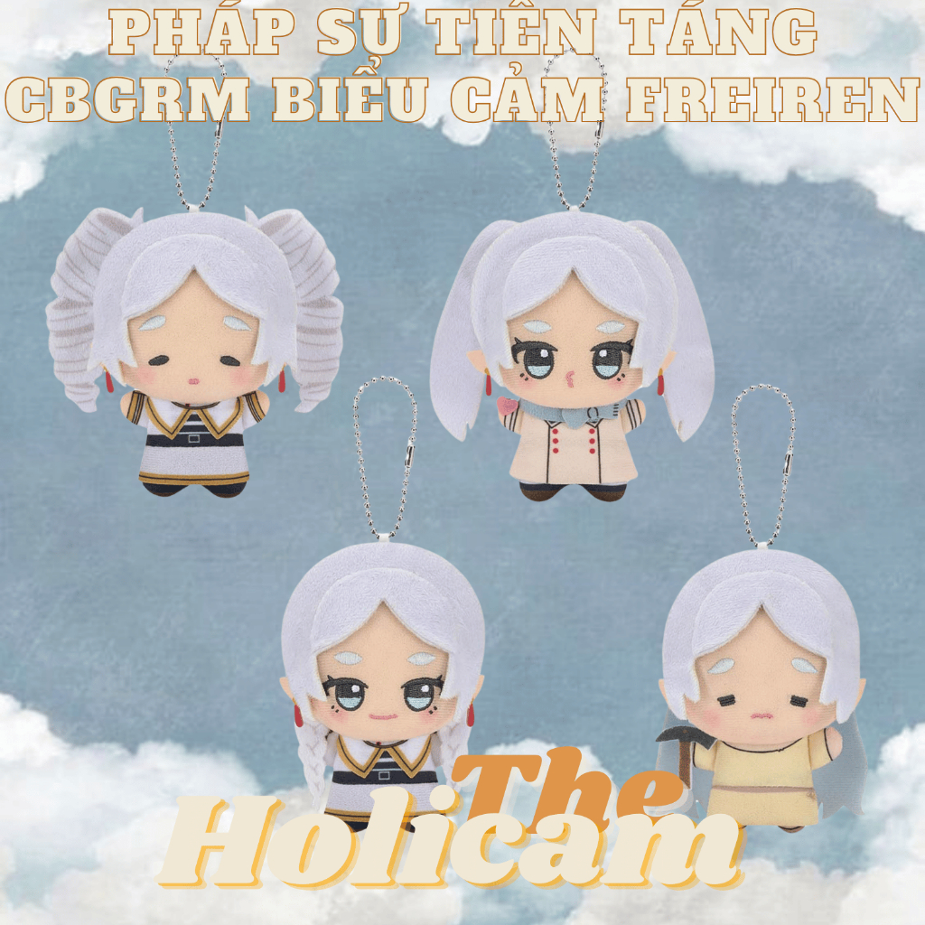 Gấu bông Chibigurumi Cbgrm Phim Hoạt hình Anime Pháp Sư Tiễn Táng Frieren Biểu Cảm của Frieren