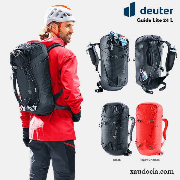 Balo Leo Núi Siêu Nhẹ Dùng Đi Hiking Trekking DEUTER Guide Lite 24 L
