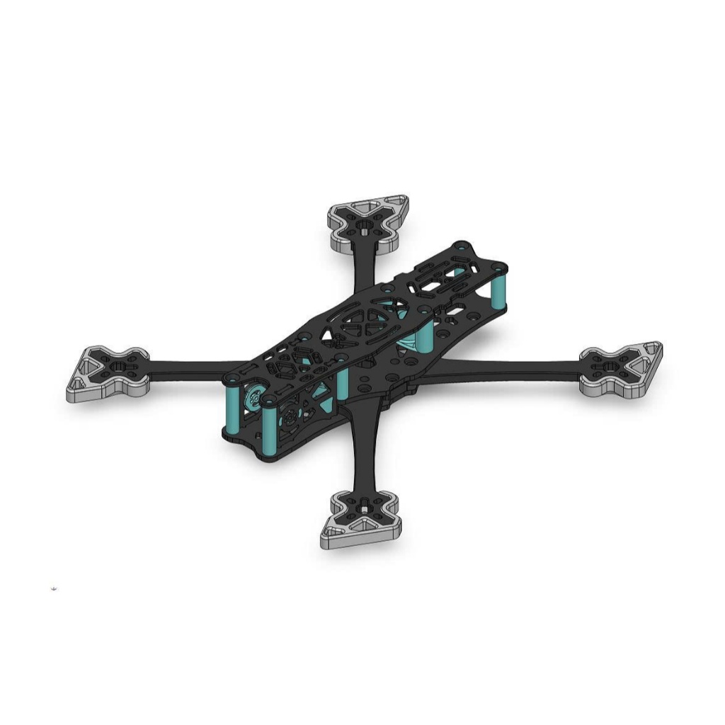 HAPATA 5 FPV FRAME KIT – Khung FPV 5 Inch Siêu Cứng, Siêu Nhẹ PETG / ABS / CF / PA6
