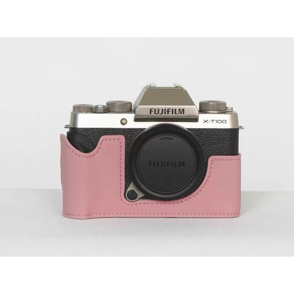 Case máy ảnh dòng 𝐗𝐓𝟏𝟎𝟎 / 𝐗𝐓𝟐𝟎𝟎 màu hồng - Vỏ bảo vệ máy ảnh FUJIFILM - KHÔNG KÈM DÂY