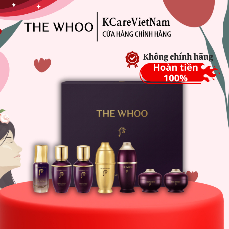 [Chính hãng]Set Whoo hoàn lưu mini phục hồi & chống lão hóa -Whoo Hwanyu Imperial Youth Mini (7 món)