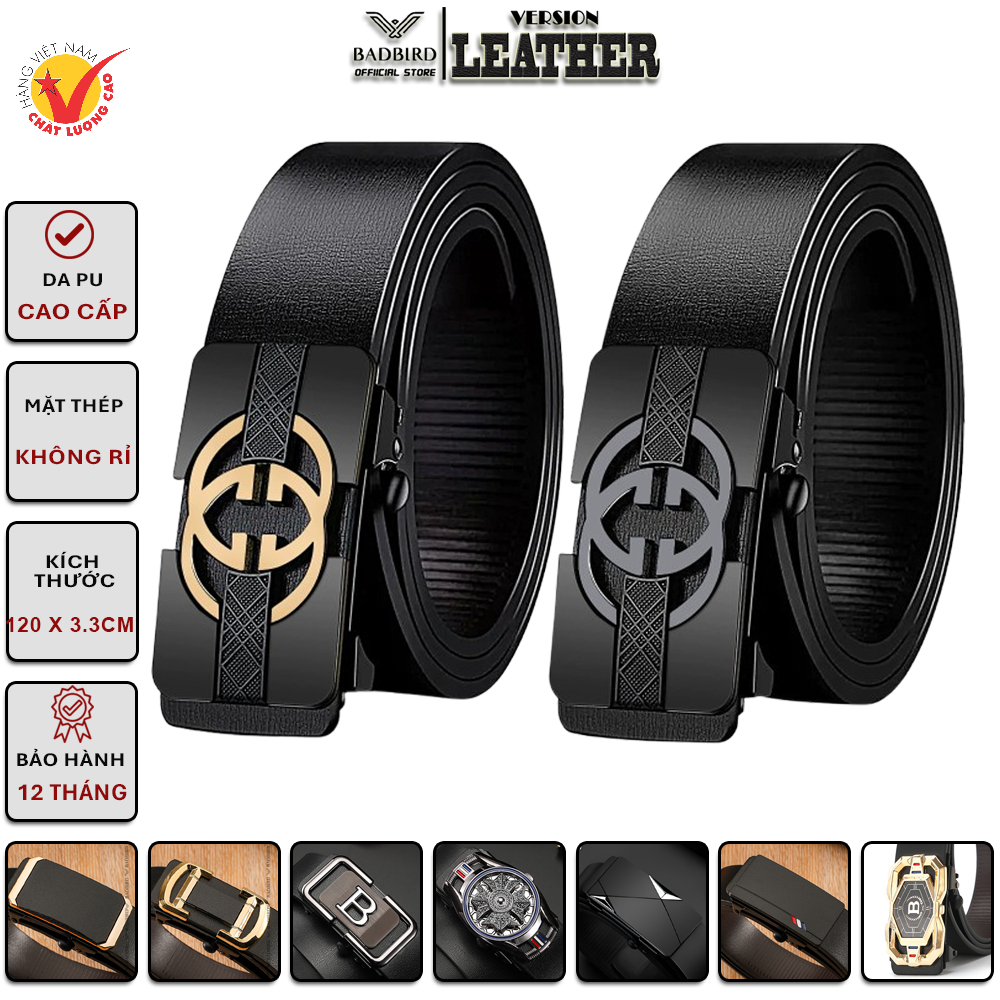 Thắt Lưng Da Nam Giấu Dây Khóa Tự Động BADBIRD - Tự hào thương hiệu Việt Nam