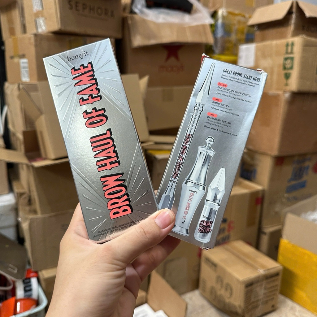 (Bill US) Set Kẻ Mày & Định Hình Chân Mày Benefit Cosmetics  Brow Haul of Fame Brow Bestsellers