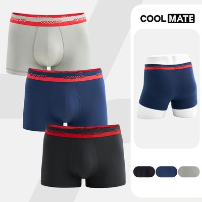 [MUA 2 GIẢM 5%][BẢN GIỚI HẠN]Combo 03 quần lót nam Trunk Bamboo Fortune kháng khuẩn Coolmate