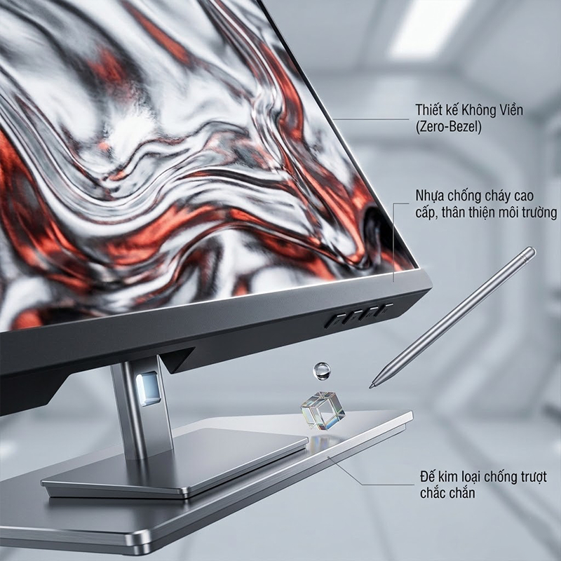 Màn Hình Vi Tính 27 Inch 100Hz IPS 1ms HDR Viền Mỏng Chân Đế Nâng Hạ 2K/Full HD (Tặng Kèm Cáp HDMI) | BigBuy360 - bigbuy360.vn