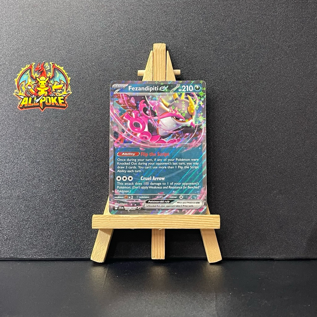 [ AllPoke ] Thẻ Bài Pokemon TCG, Fezandipiti ex - 038/064 -M-NM