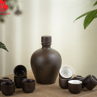 Nậm rượu gốm sứ chuẩn Bát Tràng