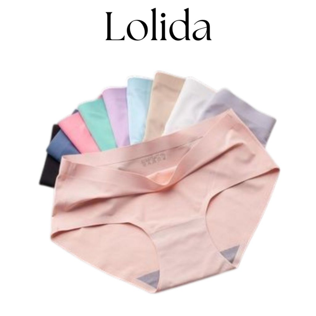 COMBO 5-10 Quần Lót Nữ Lolida Cao Cấp Thiết Kế Đúc Su Không Đường May Mềm Mại Thoáng Mát MÃ 810
