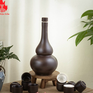 Nậm rượu gốm sứ chuẩn Bát Tràng