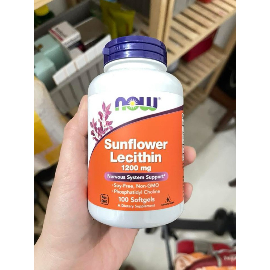 Viên uống Now Sunflower Lecithin 1200mg