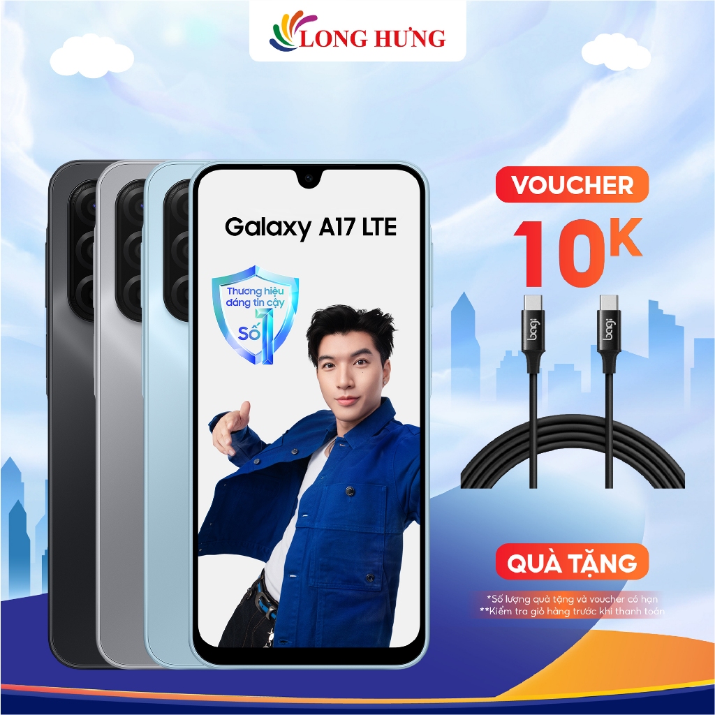 Điện thoại Samsung Galaxy A17 LTE - Hàng chính hãng