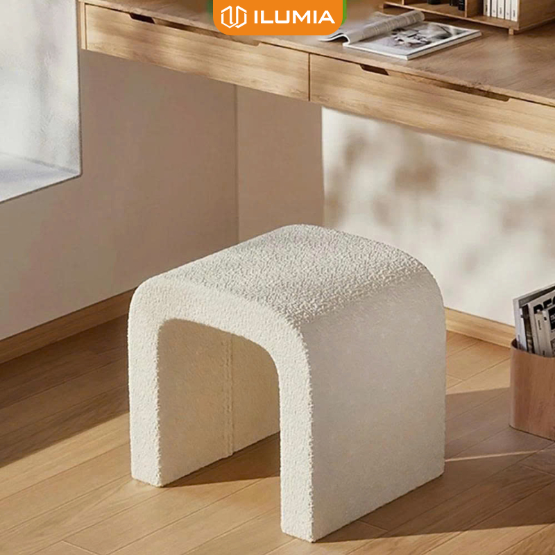Ghê bàn trang điểm ghế đầu phong cách Bắc Âu thương hiệu ILUMIA - ILUMIA21