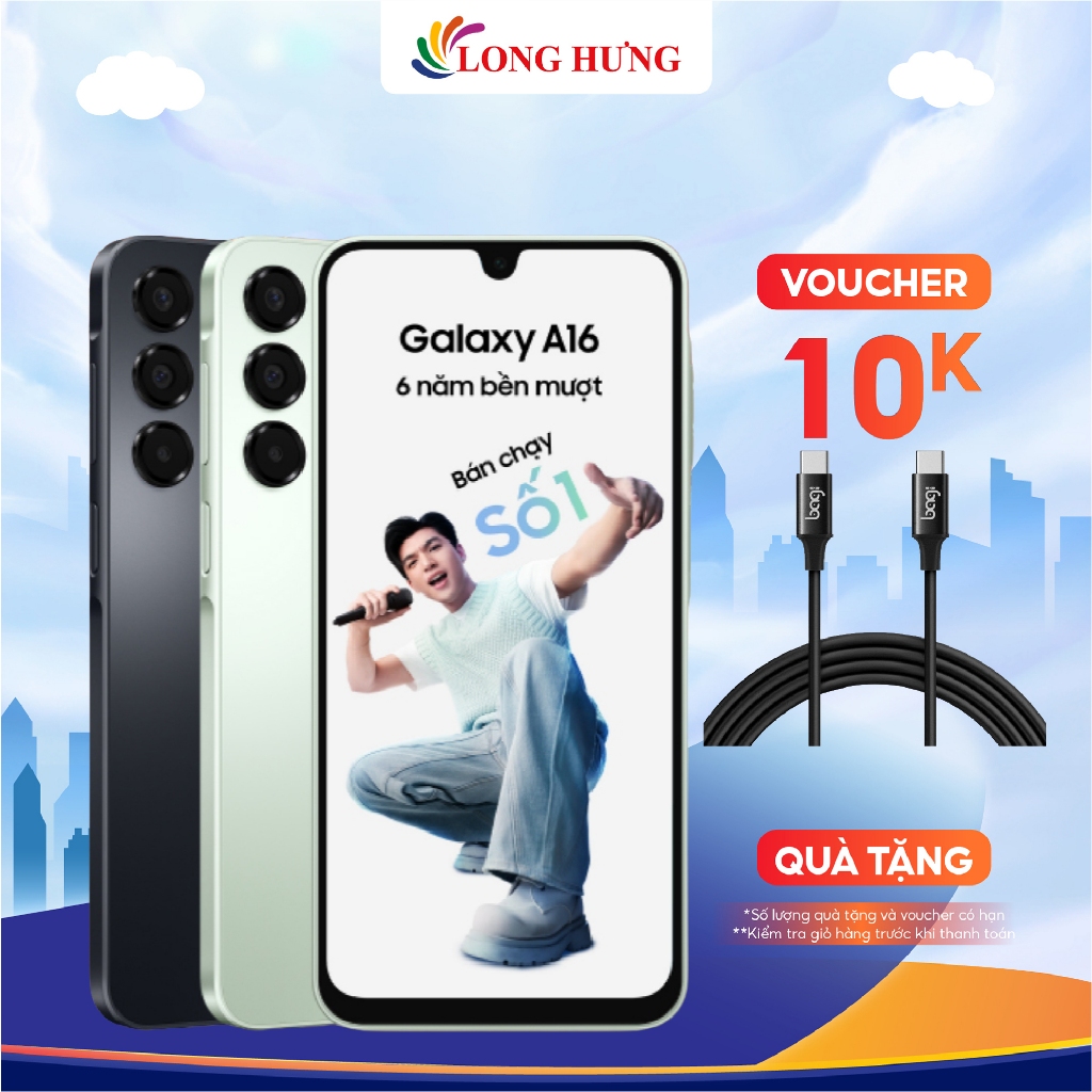Điện thoại Samsung Galaxy A16 LTE - Hàng chính hãng