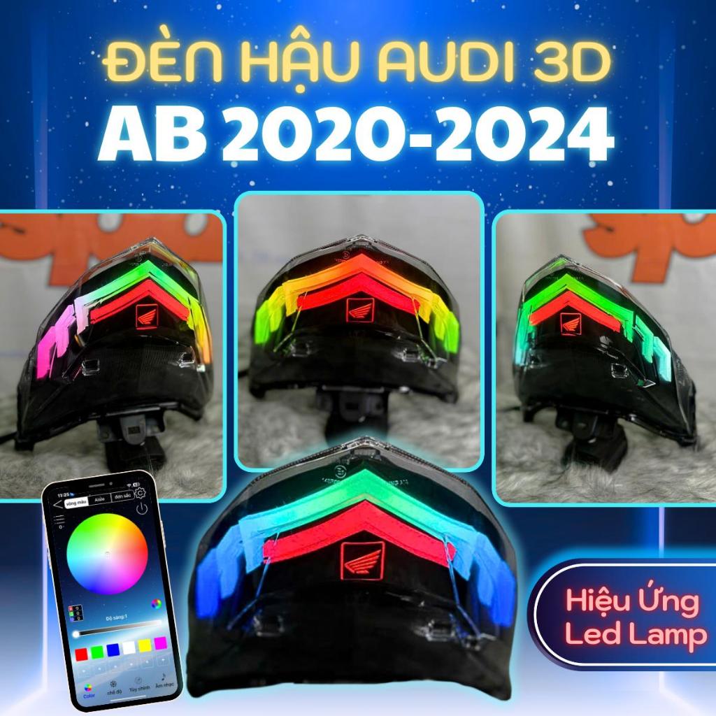 Đèn Hậu Audi 3D Cho AB 2020-2024, Có Logo Cánh Chim, Mẫu Đèn Chỉnh Được Hơn 200 Kiểu