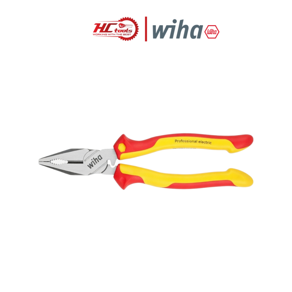 Kìm điện đa năng bấm cos 225mm Wiha 35716 cách điện 1000V - HCTools VN