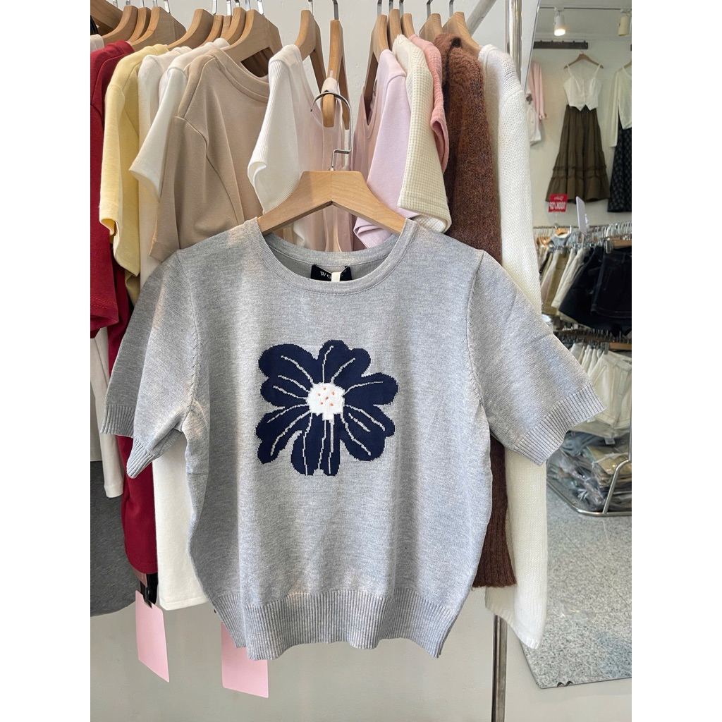 [PORO Clothing ] 8862 áo len hoa