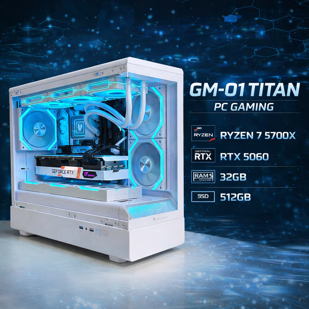 GM-01 Titan | PC Gaming Ryzen 7 5700X | RTX 2060 | 32GB | 512GB
