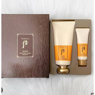 {KHÔNG HỘP} Tuýp Sữa Rửa Mặt Whoo Vàng 40ml_𝗘𝗕𝗜𝗦𝗨 𝗖𝗢𝗦𝗠𝗘𝗧𝗜𝗖𝗦