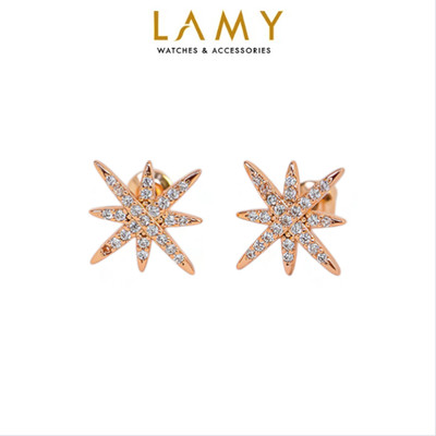 Khuyên tai nữ LAMY Twinkling Star Earrings Rose Gold 3285