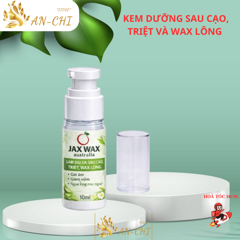 Kem dưỡng sau waxing, triệt lông Jax Wax Australia Bluebell