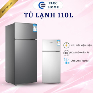 Tủ lạnh mini, tủ lạnh 2 cánh 110L làm lạnh nhanh ngăn đá nhỏ gọn tiết kiệm điện bảo hành 2 năm 3590