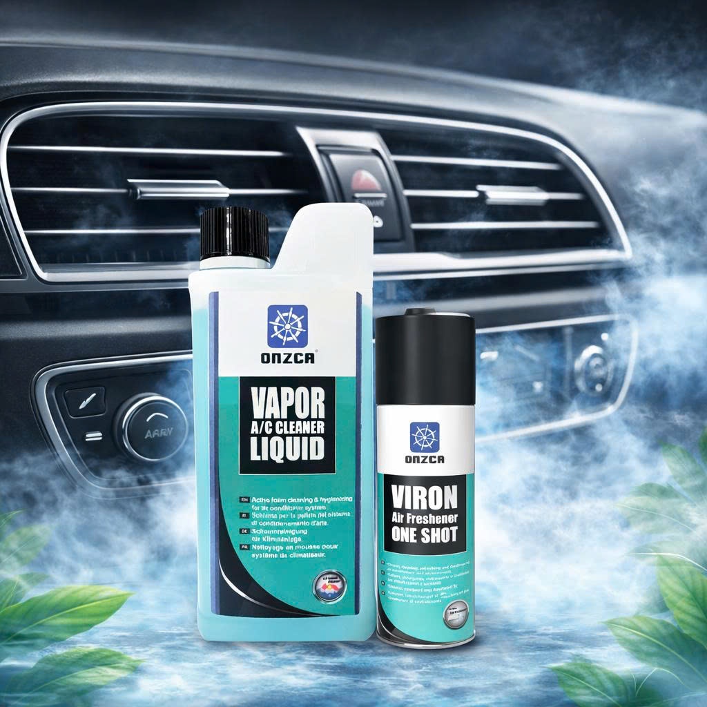 Combo Vệ Sinh Dàn Lạnh Onzca Vapor 500ML Và Khử Mùi Viron One Shot 200ML