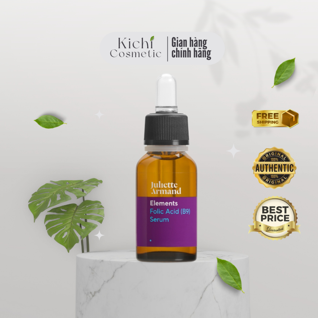 (hàng cty) Serum B9 Elements Folic Acid Juliette Armand | Tinh chất phục hồi, dịu da, giảm kích ứng