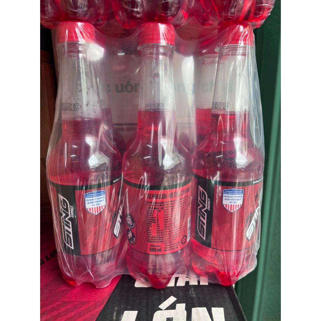 [STING LỚN] Lốc 6 chai sting dâu 500ml