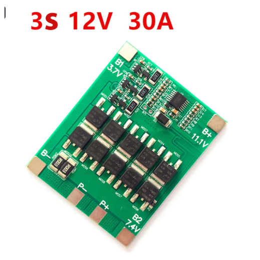 Mạch 3S 12V-30A 3.1 BW sạc cân bằng và bảo vệ pin