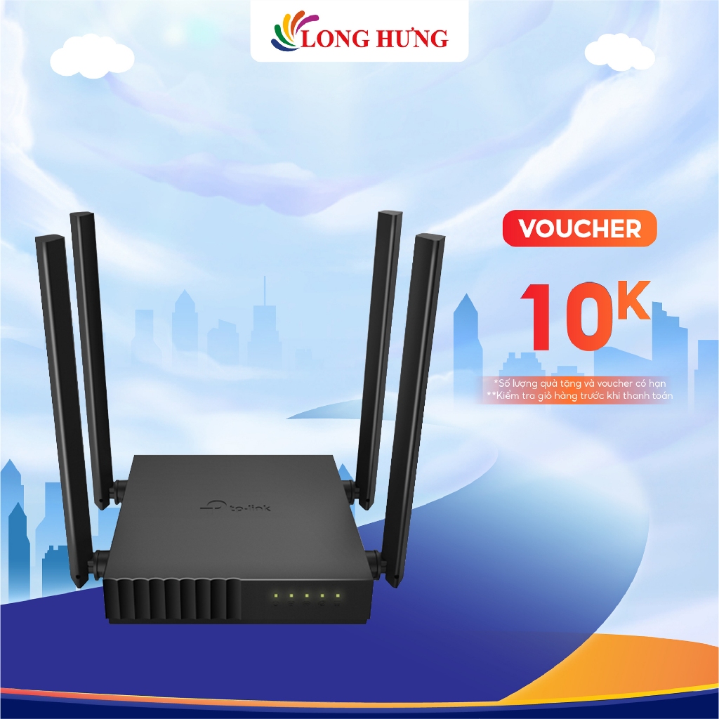 Thiết bị định tuyến mạng không dây TP-Link Router Wifi 5 AC1200 Archer C54 - Hàng chính hãng