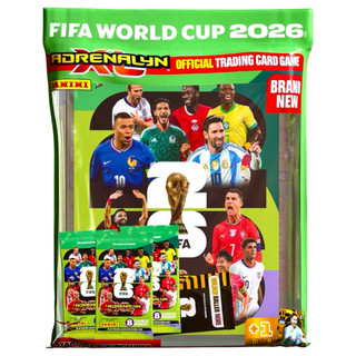 [ Starter Pack PA World Cup 2026 ] Túi Album Đựng Thẻ Starter Pack Panini Adrenalyn XL World Cup 2026 ( Kèm 26 Thẻ )