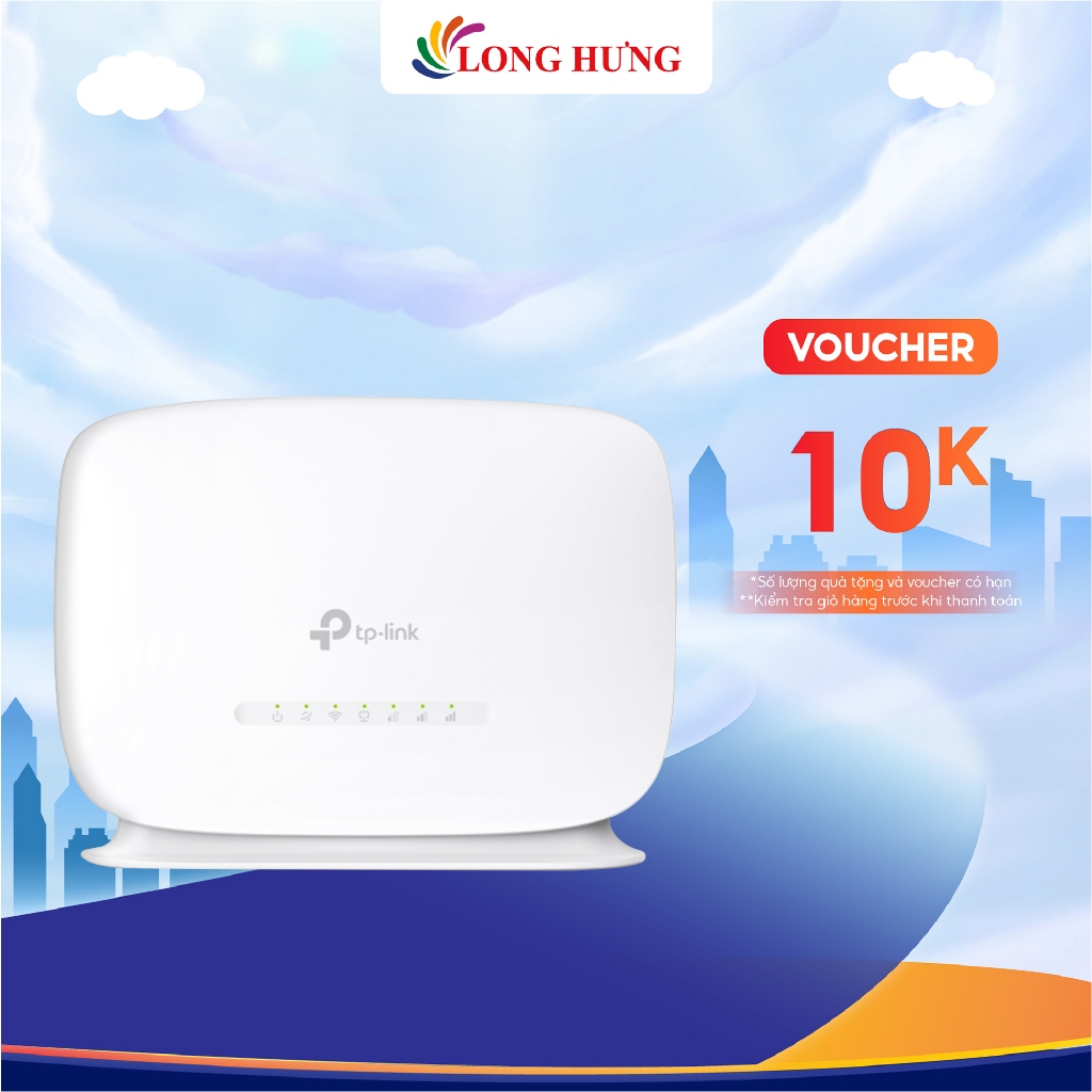 Router Wifi 4G LTE TP-Link 300Mbps TL-MR105 - Hàng chính hãng
