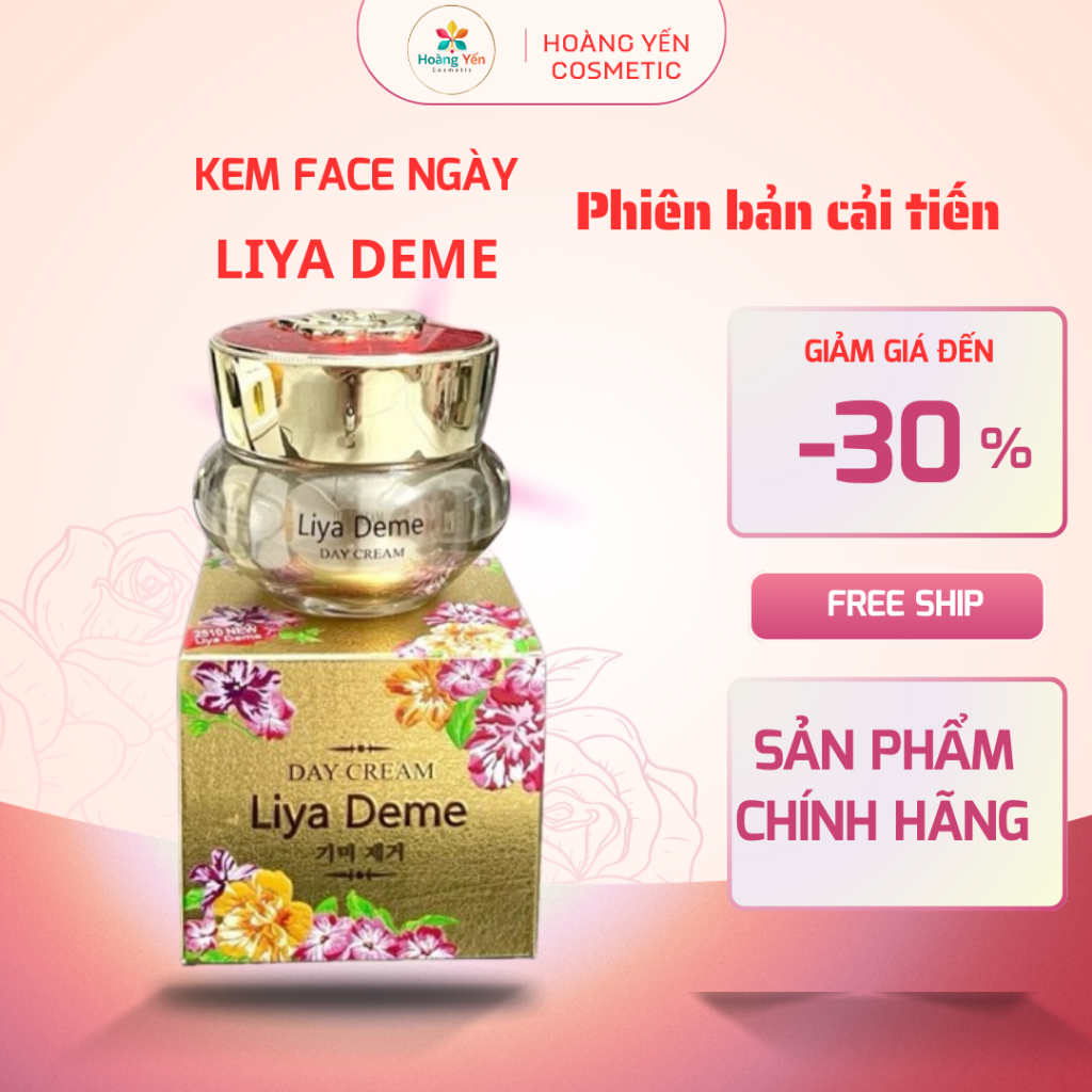 Kem Ngày Liya Deme 20G Chính Hãng – Kem Dưỡng Da Hỗ Trợ Nám, Tàn Nhang, Mờ Thâm, Dưỡng Trắng Da