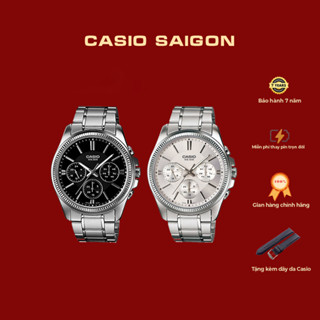 (Chính Hãng) Casio Nam MTP 1375D Nam Thép Không Gỉ Size 42mm - Bảo Hành 7 Năm