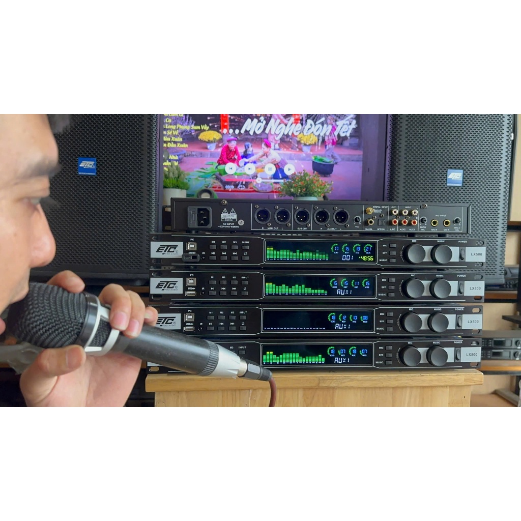 Vang ETC LX500 Mới Sẵn Các Mode Hát Nghe Nhạc Hát Karaoke Hay