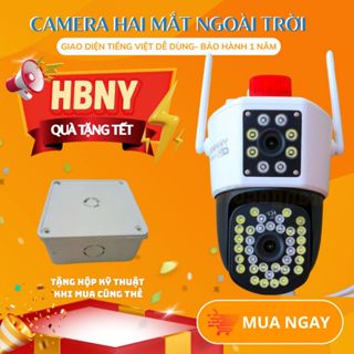 (Tặng hộp kĩ thuật )Camera wifi 2 mắt Yoosee góc rộng siêu nét P31 ngoài trời đàm thoại 2 chiều