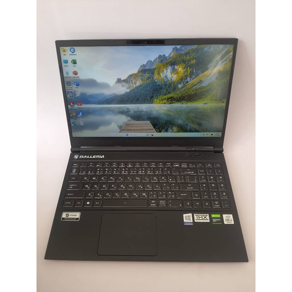 Laptop THIRDWAVE GALLERIA / Core i5-10200H/VGA GTX 1650Ti 4Gb/ Ram 16Gb/ SSD 256Gb/ 15.6 inch FHD