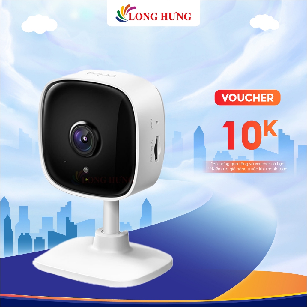 Camera trong nhà TP-Link Tapo Home Security Wifi 1080p C100 - Hàng chính hãng