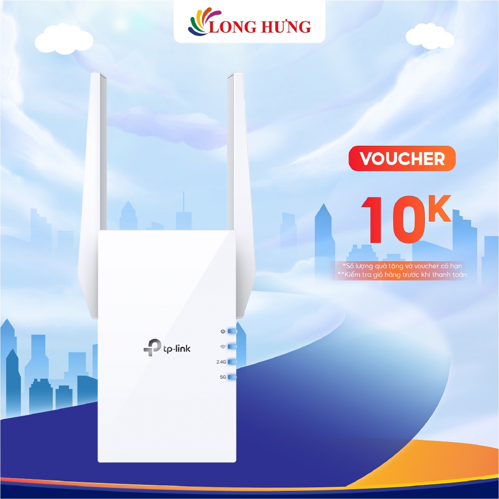Bộ mở rộng sóng Wifi TP-Link Wifi 6 RE505X - Hàng chính hãng