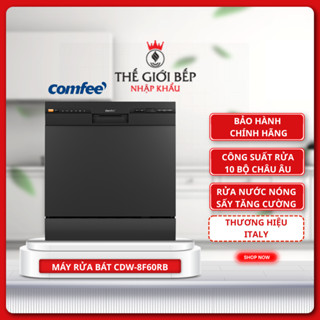 Máy rửa chén độc lập Comfee CDW-8F60RB – 10 Bộ Chén Đĩa, 7 Chương Trình Rửa