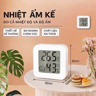 Nhiệt Ẩm Kế Điện Tử Để Bàn, Dán Tưởng – Đo Nhiệt Độ & Độ Ẩm Không Khí Trong Nhà