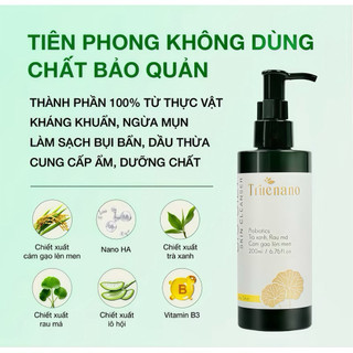 [CHÍNH HÃNG] Sữa Rửa Mặt Sinh Học Thuần Chay Vegan Bio Skin Cleanser 200ml ( Ngừa Mụn, Cấp Ẩm, Sạch Dầu, Bụi Bẩn)