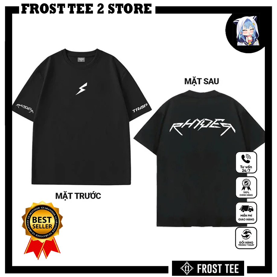 Áo Thun Rhyder Trap Collection R&F - Rhyder Captain - Rhycap kèm chữ ký - Skibidi Toilet