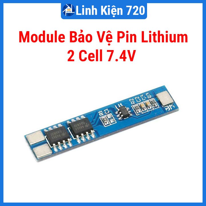 Sản phẩm module bảo vệ pin Lithium 2 Cell 7.4V 7A
