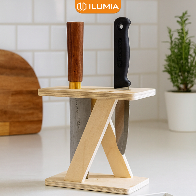 Kệ để dao nhà bếp thương hiệu ILUMIA - PG39